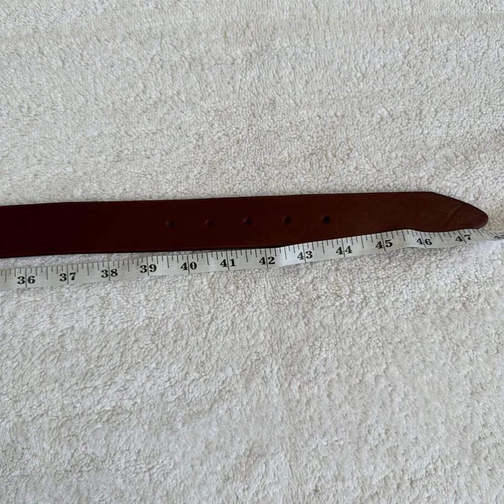 Men's Antonio de Patrizi Brown Leather Belt Size 41/110/35
